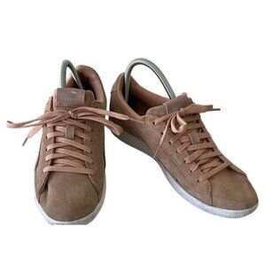 Puma womens classic sneaker pink suede  sz 9.5 comfort foam athletic